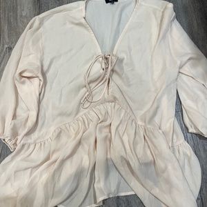 Lucca couture cottage core peasant top